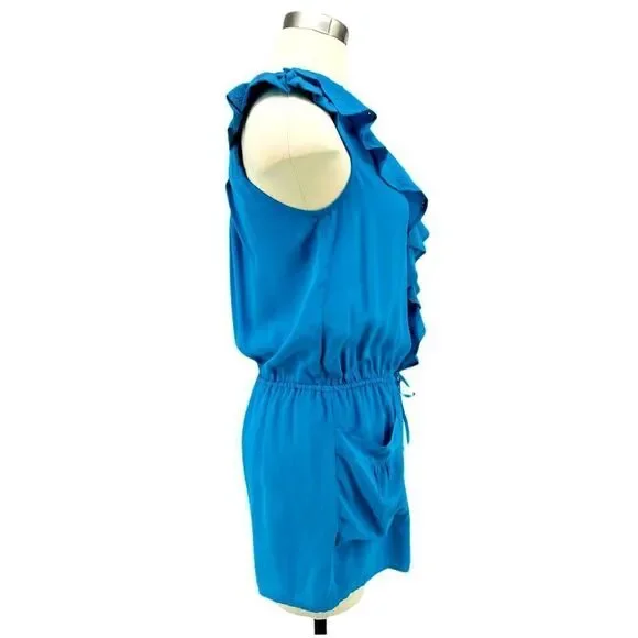 NWOT bebe Ruffled Eyelet Drop Waist Romper
